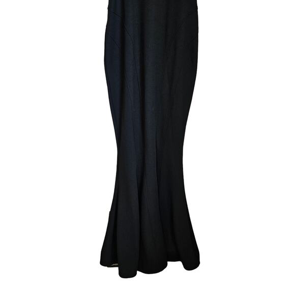 Zac Posen Black Jax Bandage Dress Size 0 Mermaid Formal Cut Out Special Occasion - Picture 9 of 16